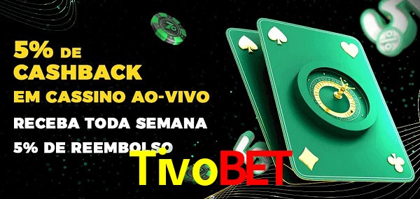 Promoções do cassino ao Vivo Tivobet
